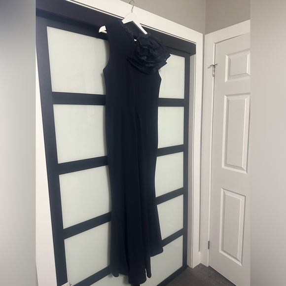 Cameron Blake - 119645 Beaded Organza Trumpet Dress - Picture 4 of 10